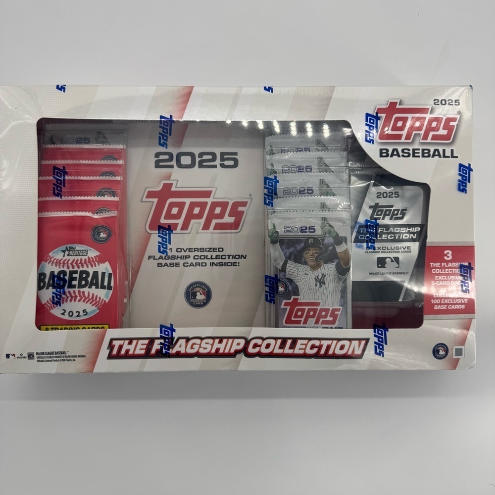 NEW 2025 Topps Baseball The Flagship Collection Series 1 +Heritage 3 Bonus Pack